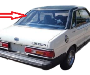 1981-1982 Subaru GLF 2 DR Hardtop Rear Back Window Glass Installation and Replacement